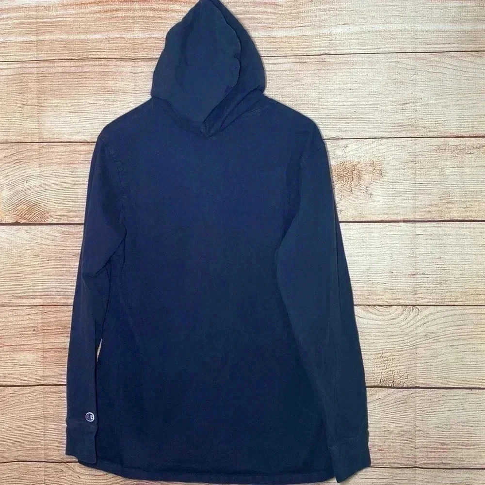 Champion Authentic | Athleticwear Navy Large Sports Hoodie - Picture 8 of 8
